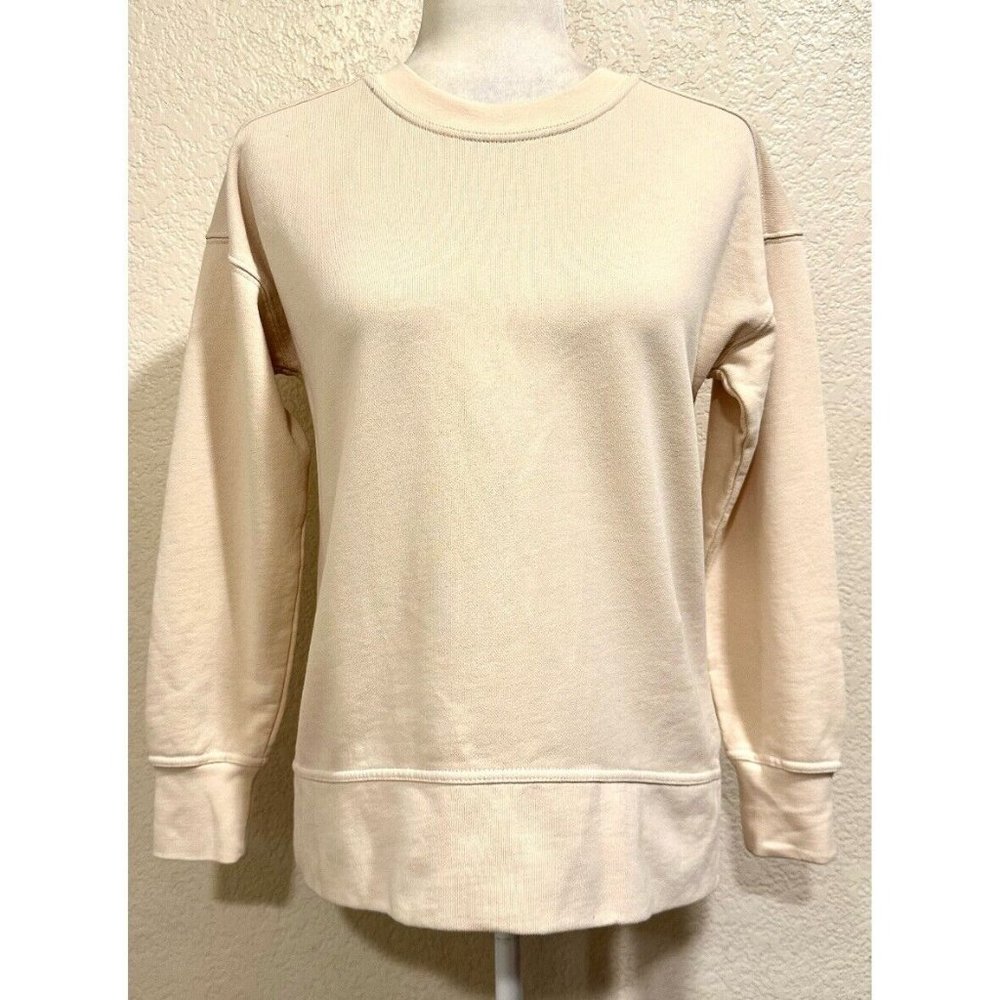 Madewell Cream Crewneck Pullover Sweater